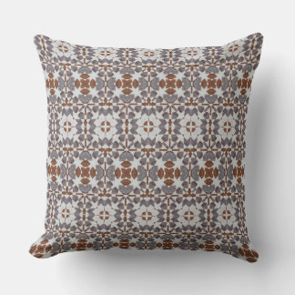 Classic Moroccan Geometric Decorative Patterns Throw Pillow