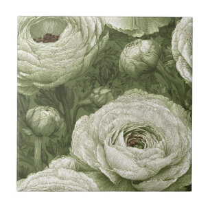 Classic Moroccan Ranunculus Tiles For Home Floor