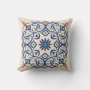 classic mosaic throw pillow
