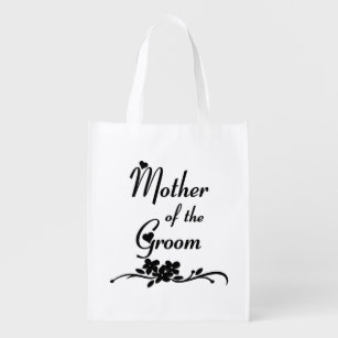 Classic Mother of the Groom Reusable Grocery Bag