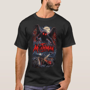 Classic Mothman Paranormal Cryptid T-Shirt