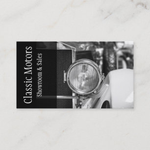 Classic Motor Cars Auto Sale Dealers Business Card