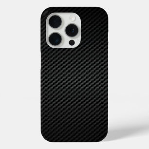 Classic Motor Racing Carbon Fibre iPhone 15 Pro Case