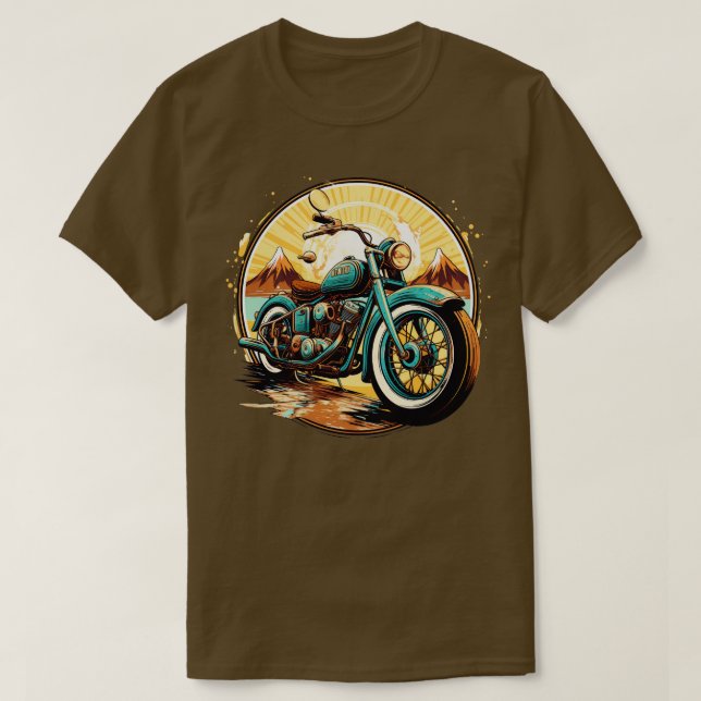 Classic Motorcycle T-Shirt (Design Front)