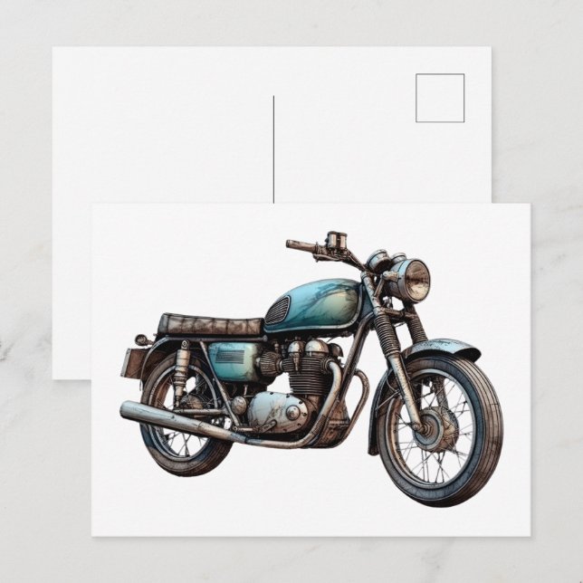 Classic motorcycle VIII Postcard (Front/Back)