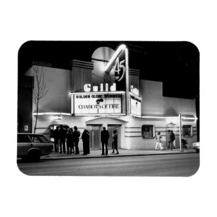 Classic Movie Theatre Flexible Magnet