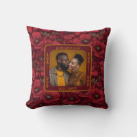 Classic Mr And Mrs 1St Anniversary Throw Pillow 