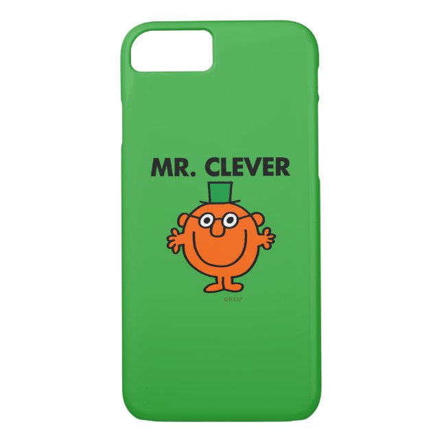 Classic Mr. Clever Logo Case-Mate iPhone Case (Back)