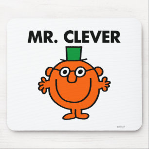 Classic Mr. Clever Logo Mouse Pad