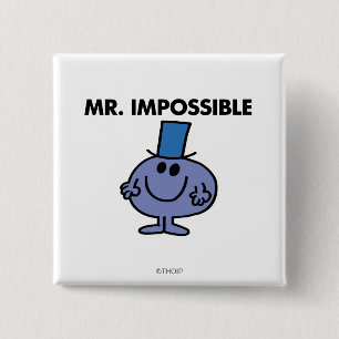 Classic Mr. Impossible 2 Inch Square Button
