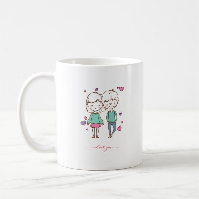 Classic Mug, 11 oz Coffee Mug (Left)