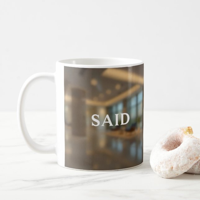 Classic Mug, 11 oz Coffee Mug (With Donut)