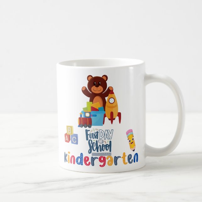 Classic Mug, 11 oz, first day of school Coffee Mug (Right)