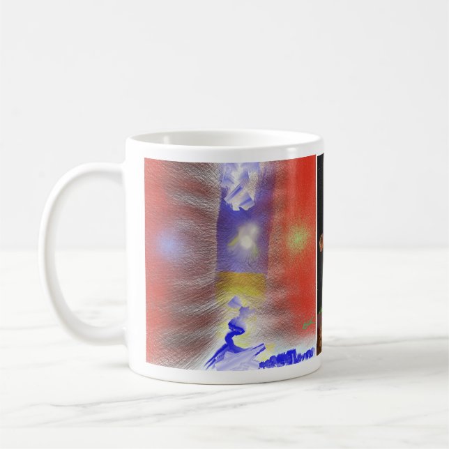 Classic Mug, 11 oz Modern Art Coffee Mug (Left)