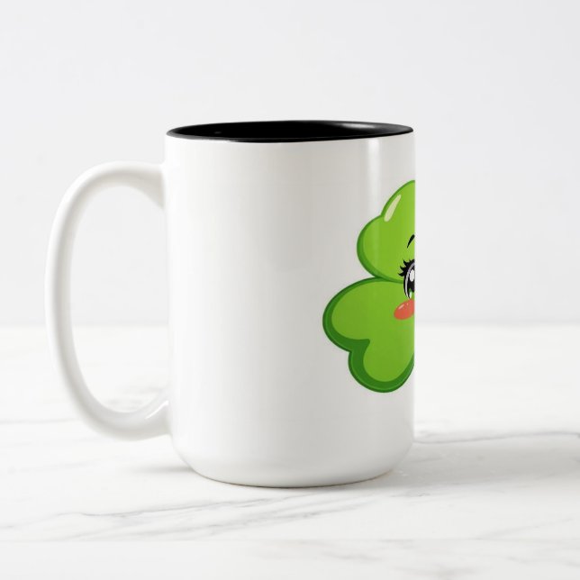 Classic Mug, 11 oz Two-Tone Coffee Mug (Left)