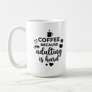 Classic Mug 15 oz Funny Mom Life Coffee Quote