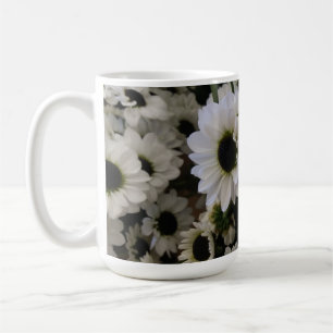 Classic Mug - Black & White Daisy