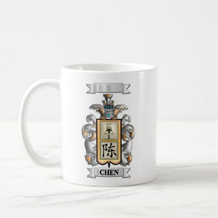 Classic Mug Chen Surname And Shield