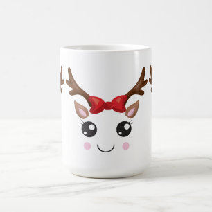 Classic Mug Cute Reindeer Christmas
