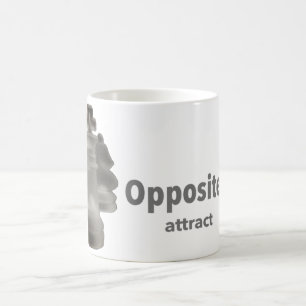 Classic Mug Expression "Opposites Attract"