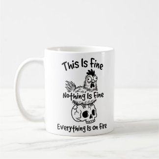 Classic Mug - Funny Feral Chicken Humour Quote