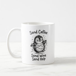 Classic Mug Grumpy Penguin Coffee Lover