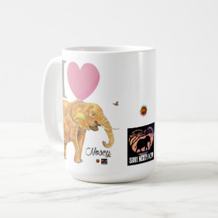 Classic mug. I Love Nosey. Coffee Mug