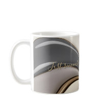 Classic mug in stylish abstract design