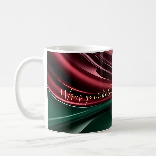 Classic mug in stylish abstract graphic (Left)