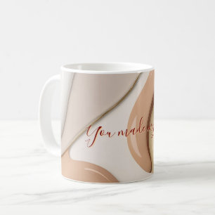Classic mug in stylish abstract graphic