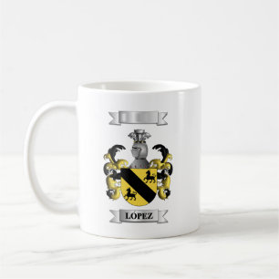 Classic Mug Lopez Surname And Shield