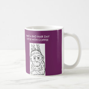 CLASSIC MUG-MAKE A BAD HAIR DAY BETTER WITH COFFEE COFFEE MUG