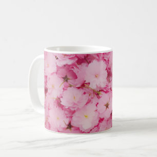 Classic Mug Pink Cherry Blossom Floral Botanical