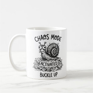 Classic Mug - Slow Snail Snarky Morning Coffee Quo