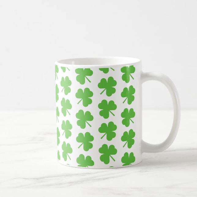 Classic Mug-St. Patrick's Clovers Coffee Mug (Right)