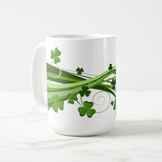 Classic Mug-St. Patrick's Day Coffee Mug (Front Left)