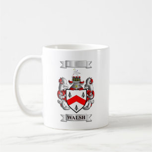 Classic Mug Walsh Surname And Shield