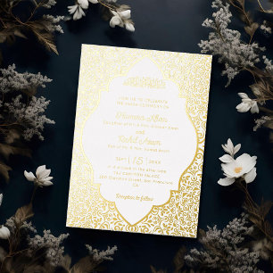Classic Mughal Arch Mihrab Islamic Wedding