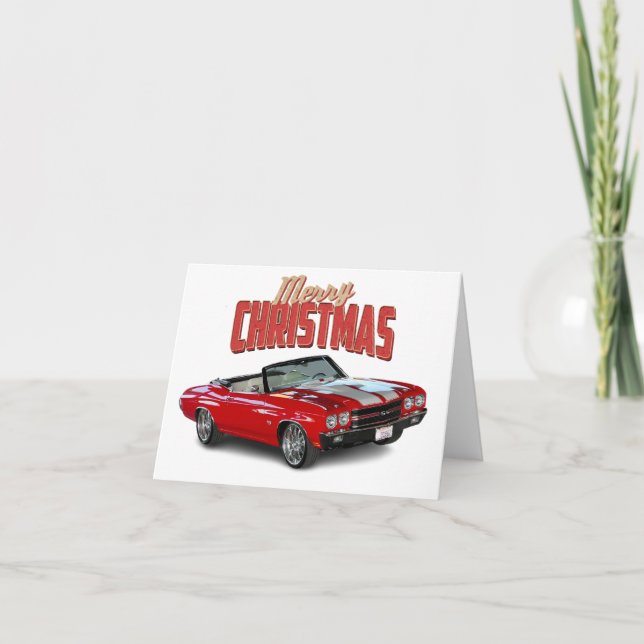 Classic Muscle Car Card (Front)