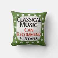 Classic Music Review 5 Étoiles Lance Oreiller