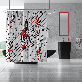 Classic Musical Chaos Red Black and White