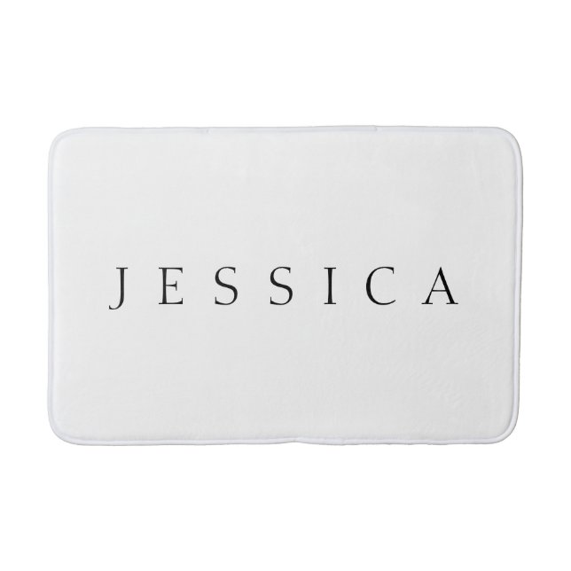 Classic Name (or word) Bath Mat (Front)