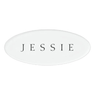 Classic Name (or word) Name Tag