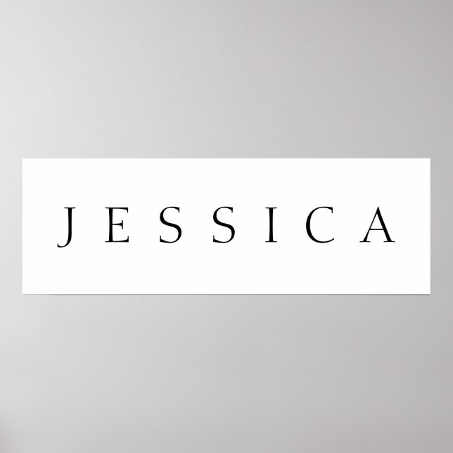 Classic Name (or word) Poster (Front)