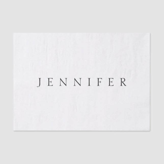 Classic Name (or word) Tissue Paper (Front)