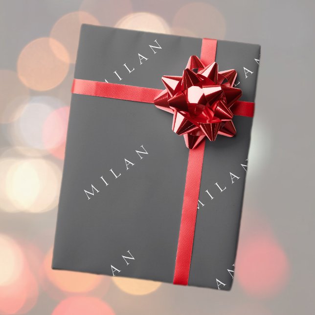 Classic Name (or word) Wrapping Paper (Creator Uploaded)