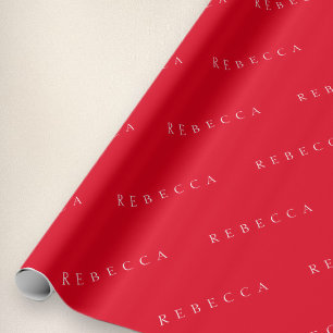Classic Name (or word) Wrapping Paper