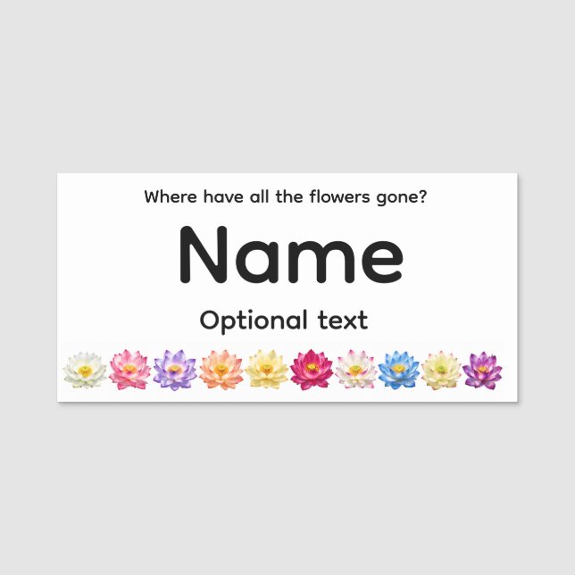Classic Name Tag (Front)