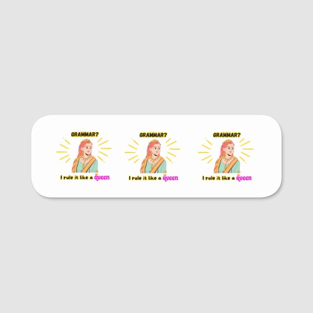 Classic Name Tag (Front)