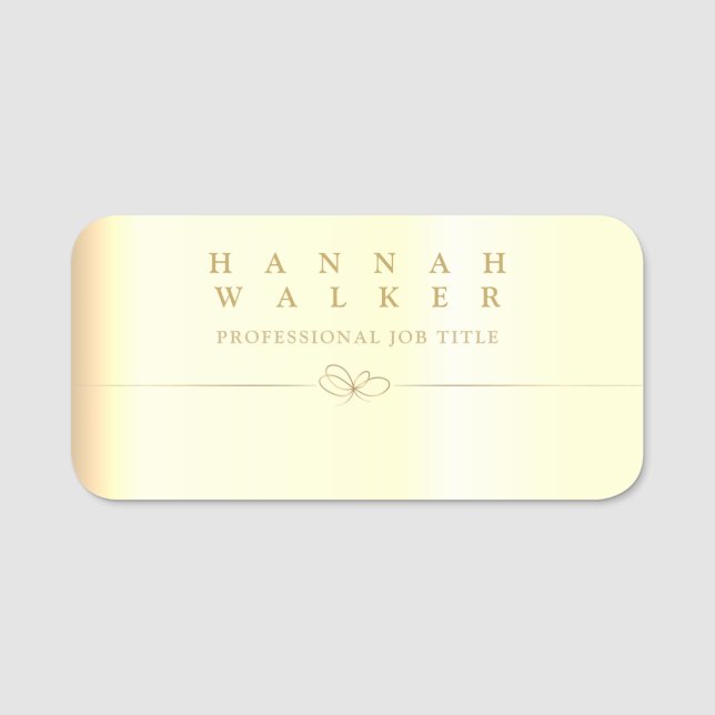 Classic Name Tag (Front)